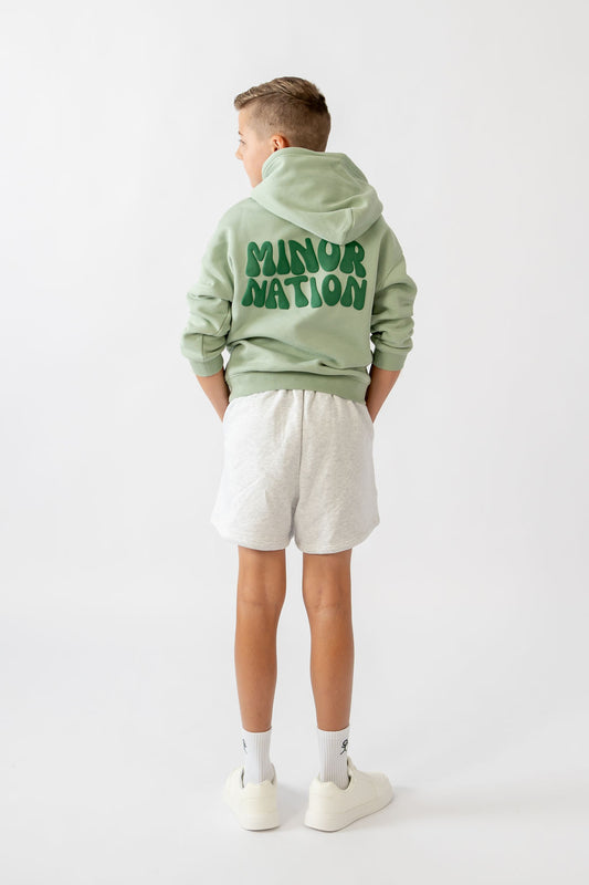 Product photo of Minor Nation's Offstage Hoodie in green