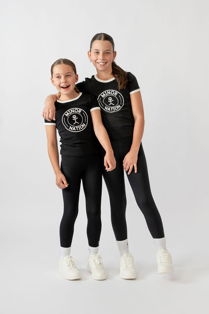 Girls Club Tee Black