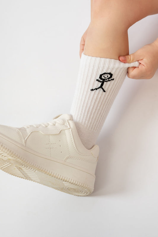 Product photo of Minor Nation's Salto Socks in White