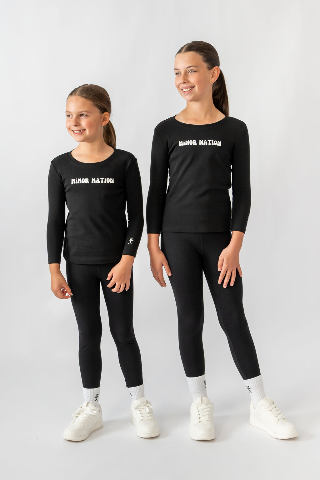 Product photo of Girls Elite Long Sleeve Top Black