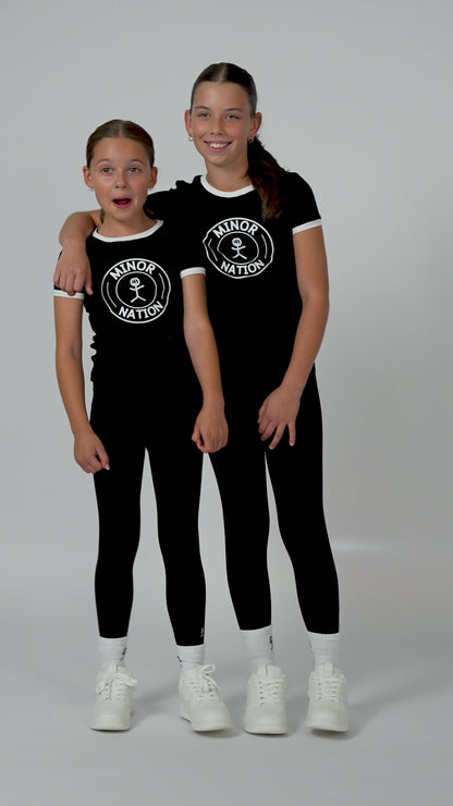 Girls Club Tee Black